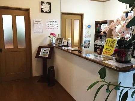 受付カウンター